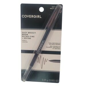 New Covergirl Easy Breezy Brow Micro-Fine +‎ Define Pencil 710 Soft Brown